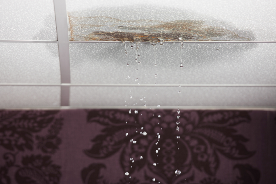 Water Leak In Living Room Ceiling